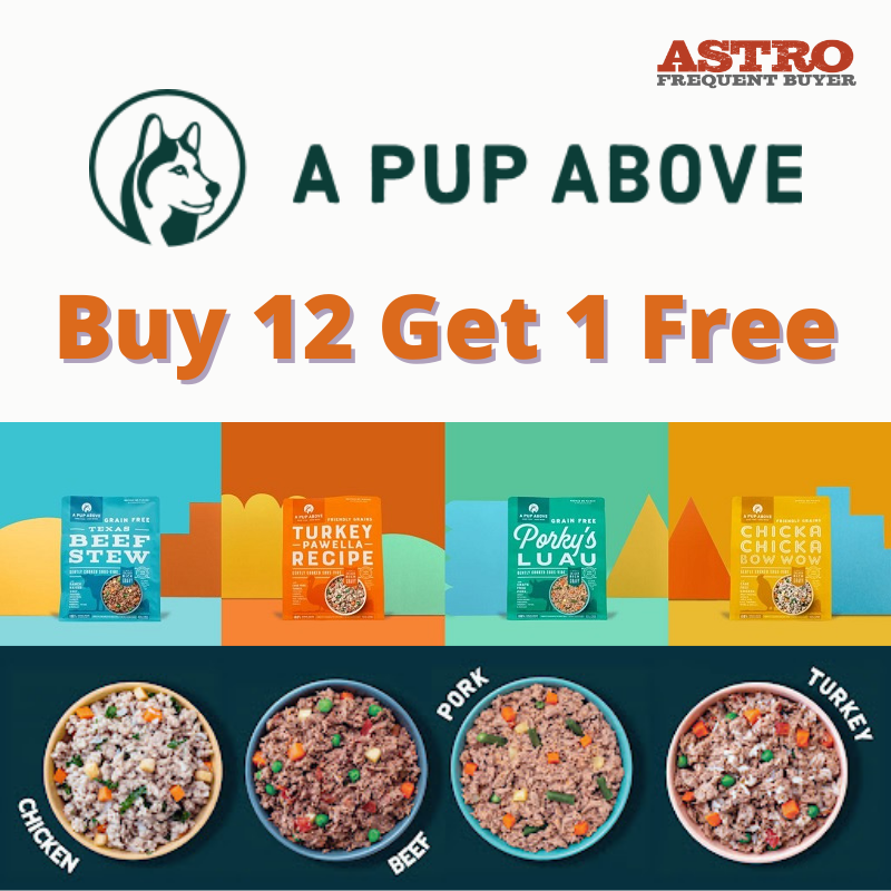 A Pup Above FB Buy 12 Get 1 Free
